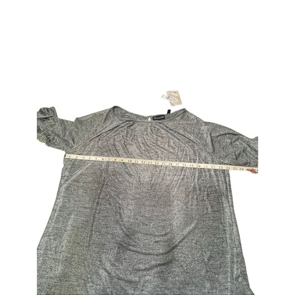 7th Avenue Design Studio New York & Company Women Silver/Gray  Blouse Sz XXL NWT - Picture 5 of 8